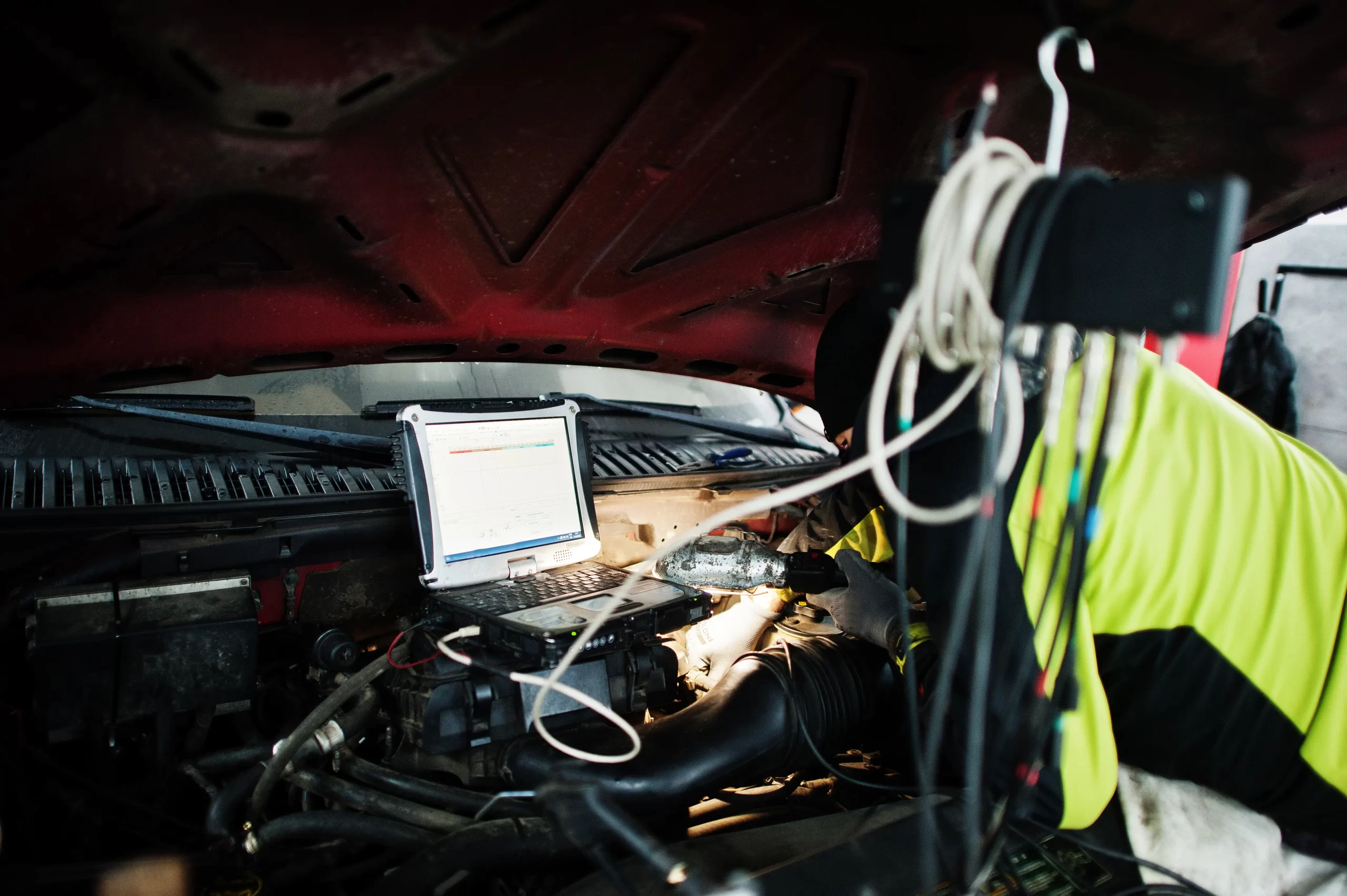 Diagnostic Testing on a vehicle