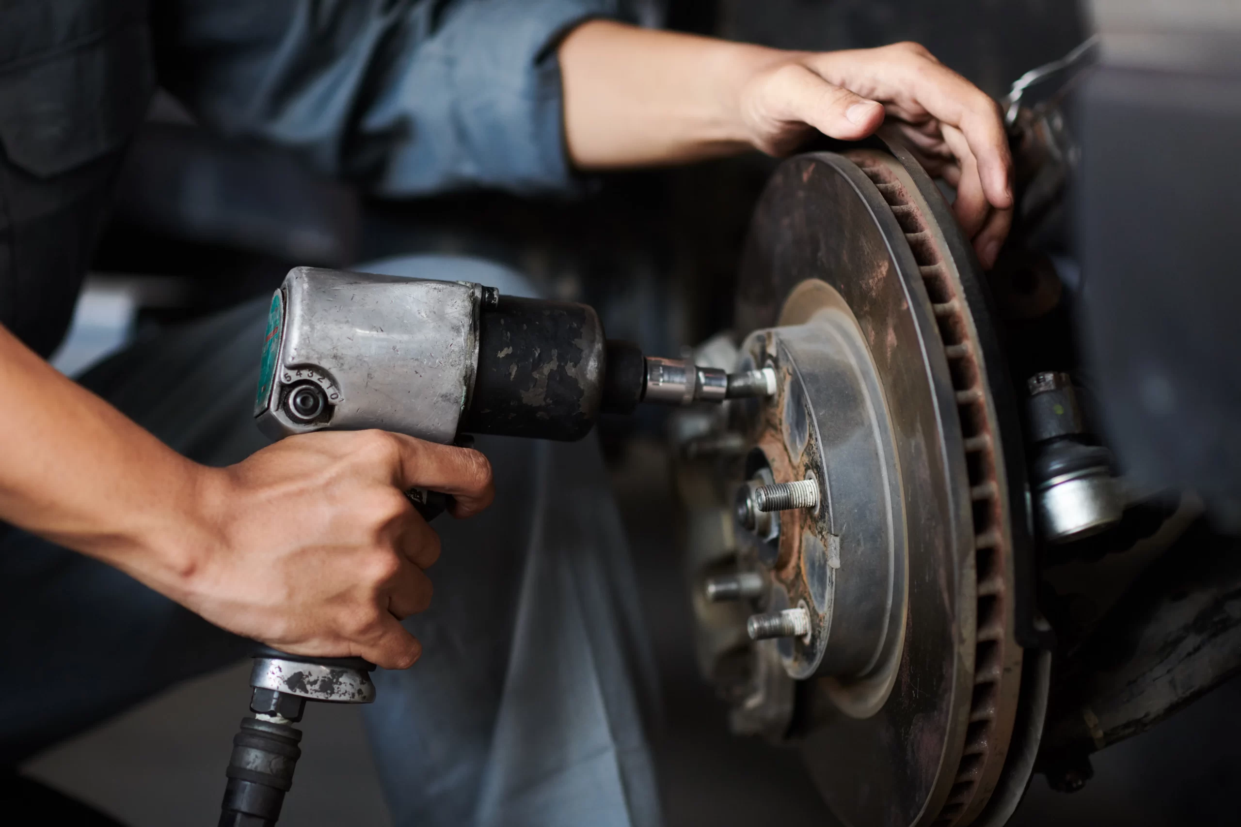 Brake Service on a vehicle